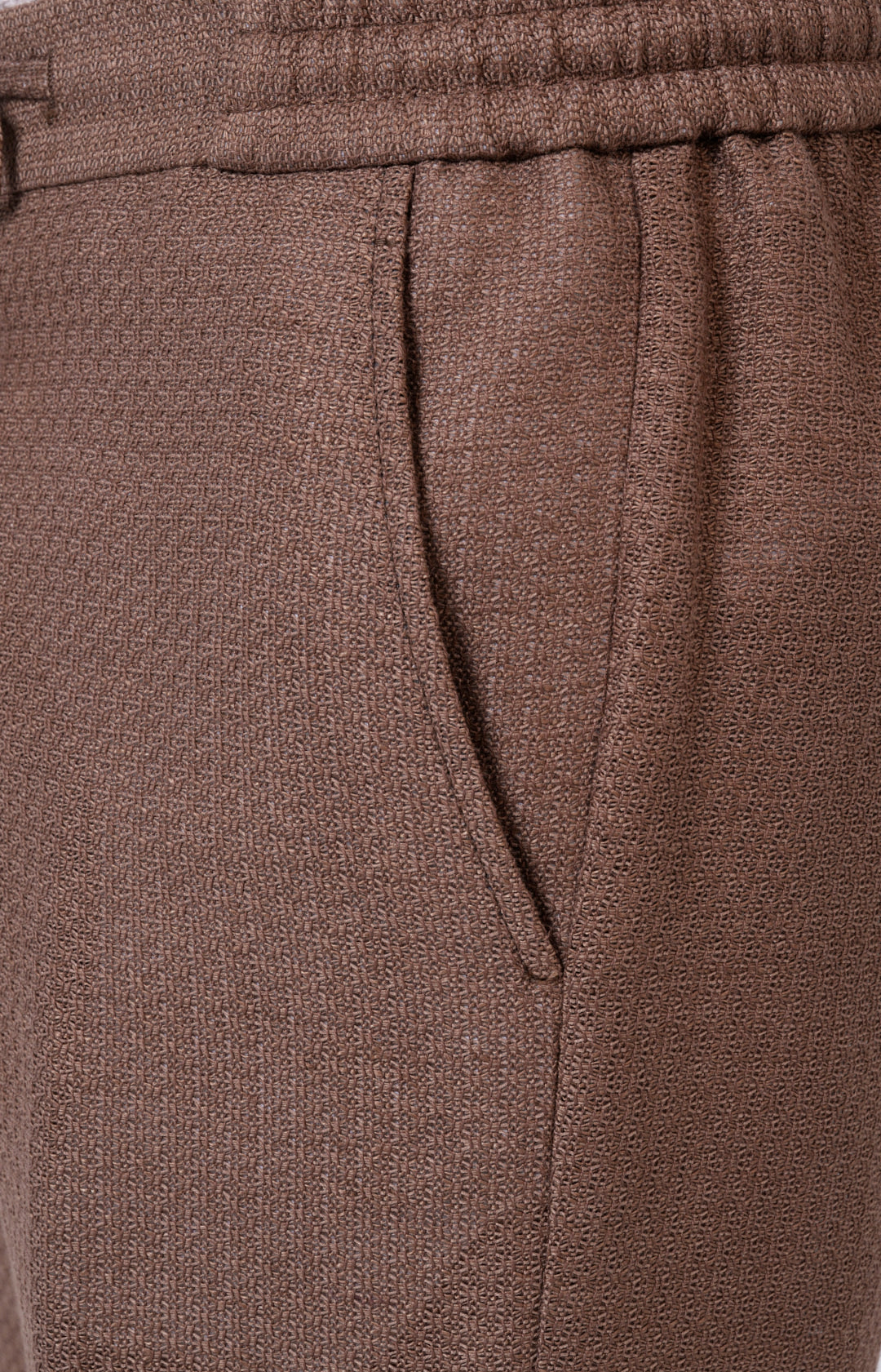 Bermuda in lino e cotone tricot