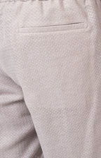 Bermuda in lino e cotone tricot