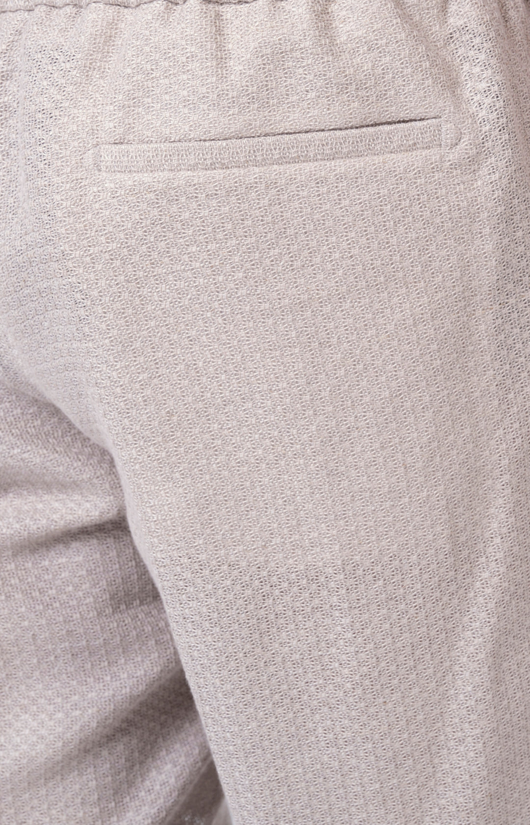 Bermuda in lino e cotone tricot