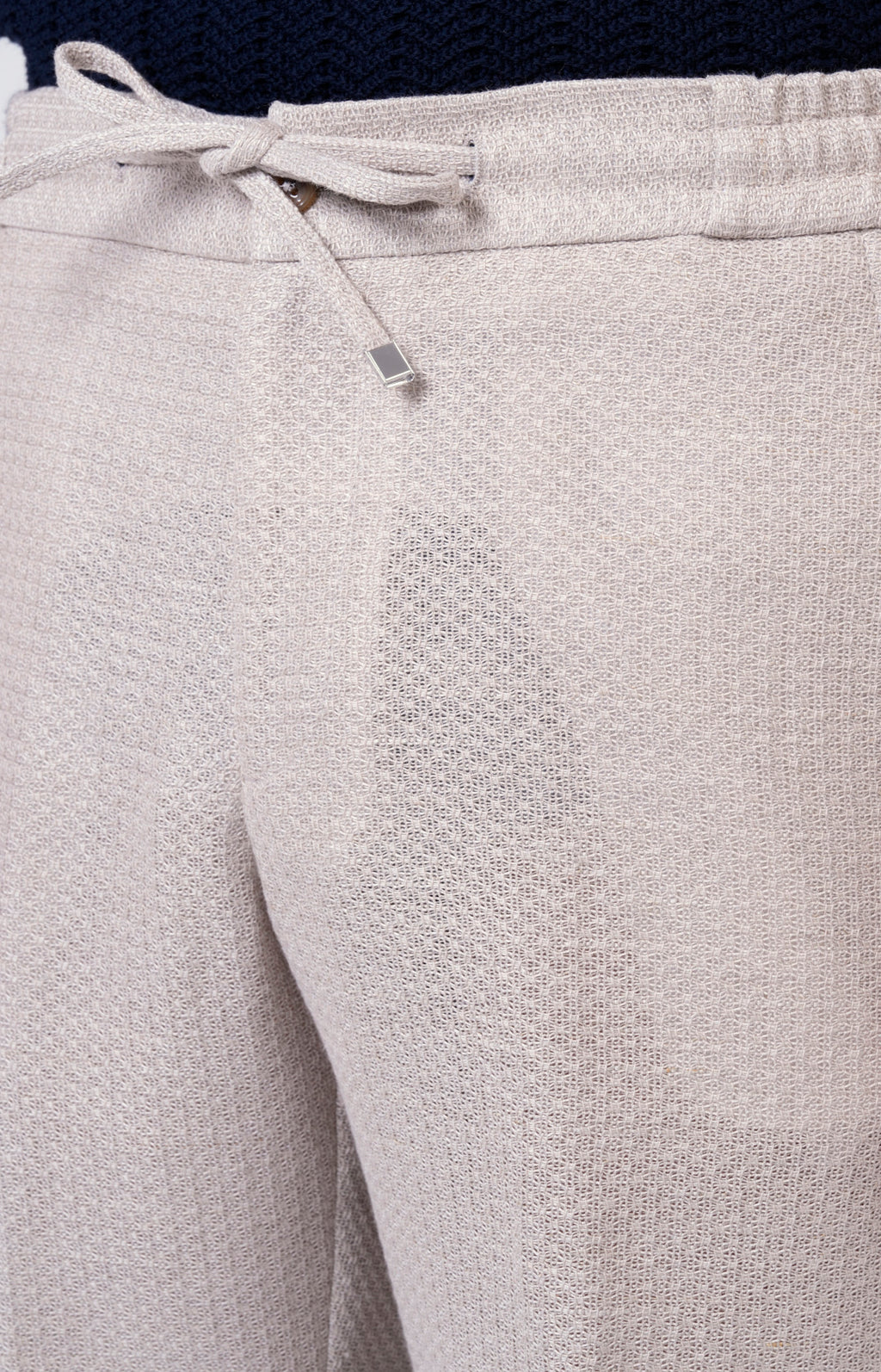 Bermuda in lino e cotone tricot