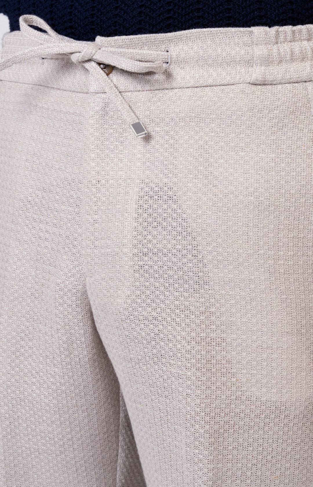 Bermuda in lino e cotone tricot