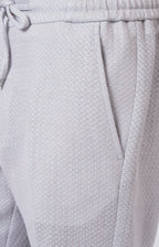 Bermuda in lino e cotone tricot