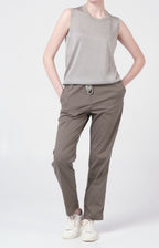 Twin-set in lurex con cintura