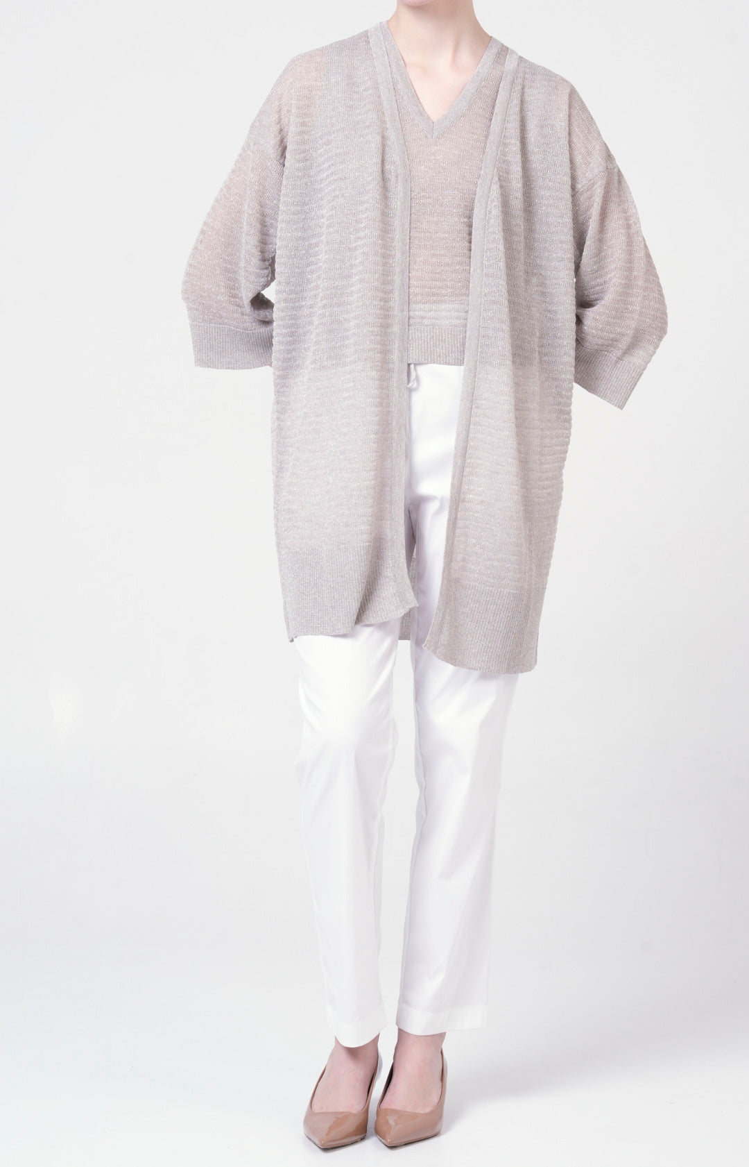 Twin-set in lurex