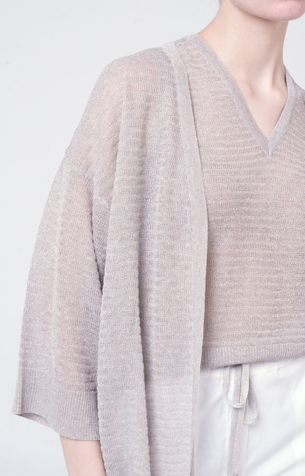 Twin-set in lurex