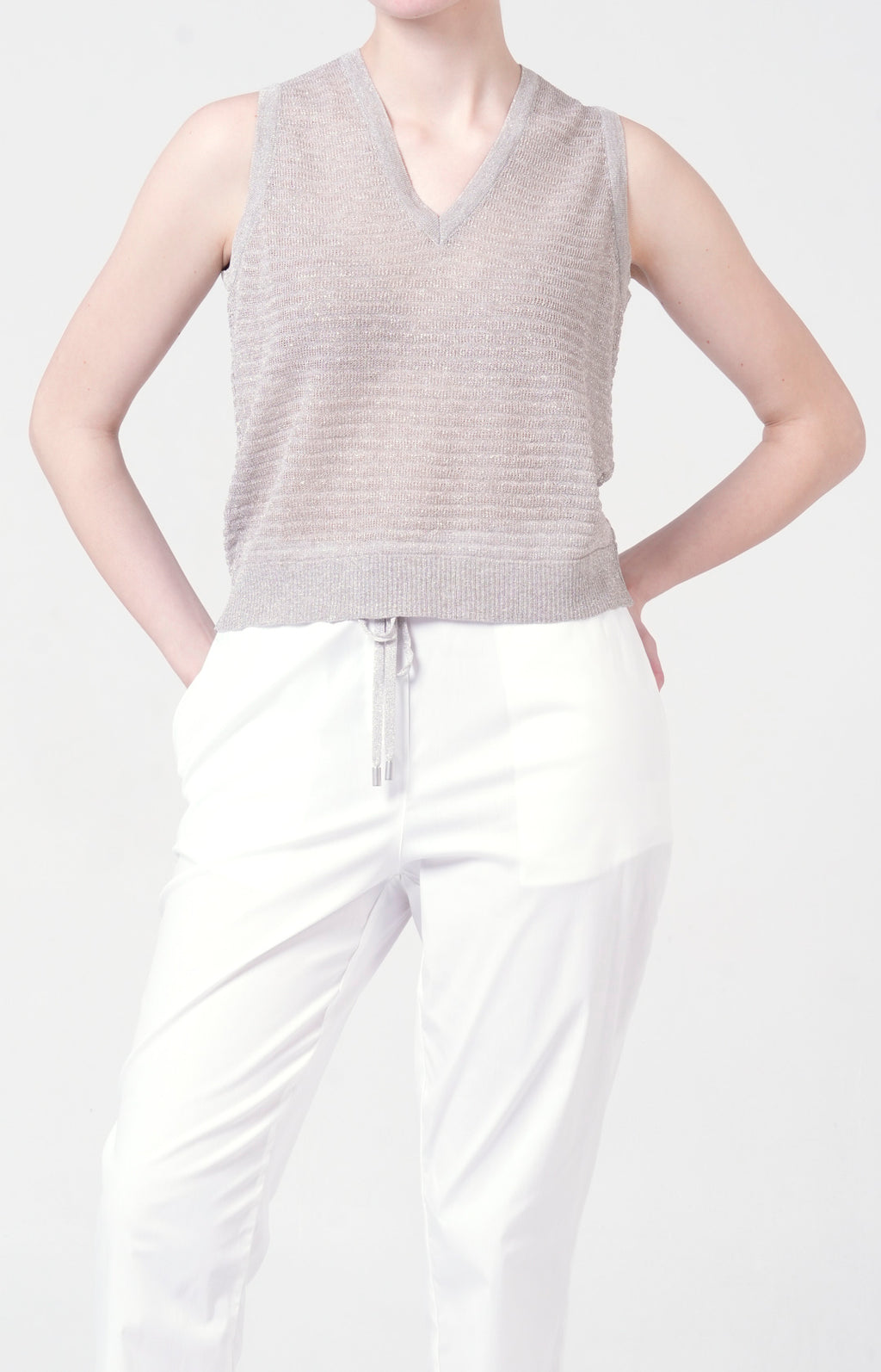 Twin-set in lurex
