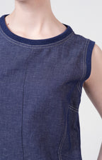 Abito in lino e cotone