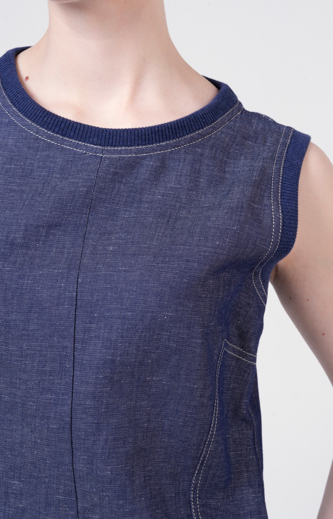 Abito in lino e cotone